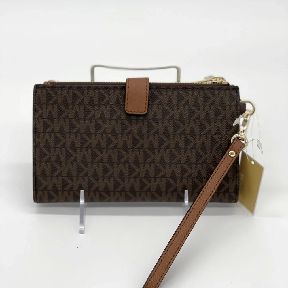 Michael Kors Double Zip Wallet Wristlet